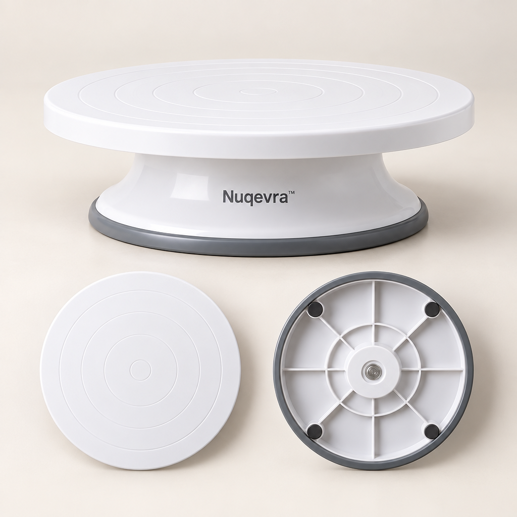 Nuqevra™ Rotating Cake Decorating Turntable product image 01
