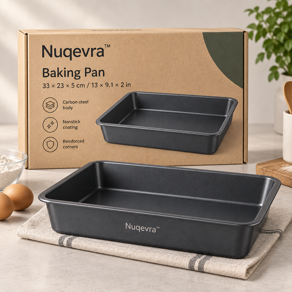 Nuqevra™ Heavy Nonstick Rectangular Baking Pan product image 06